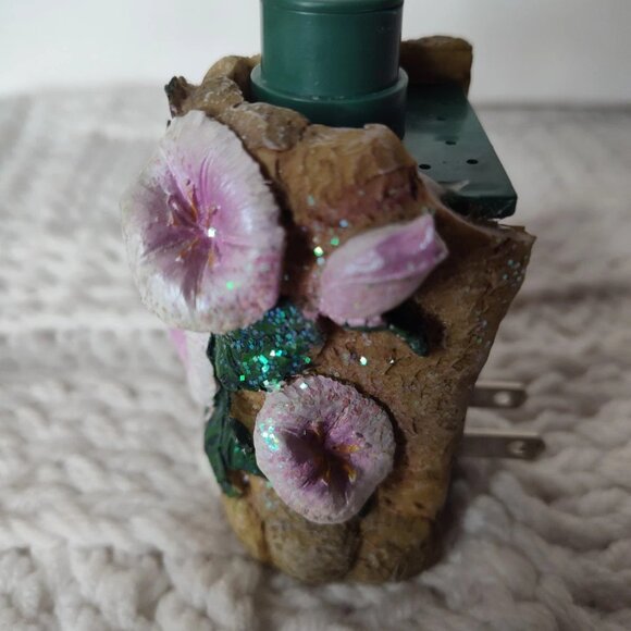 Fiber Optics Butterfly Floral Design Night Lights With Switch - Picture 4 of 11